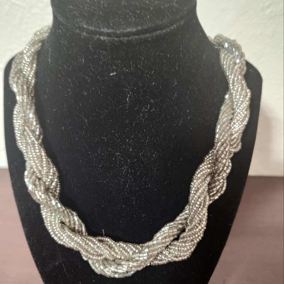 NonBrand SilverGlitzy Rope Necklace 22
